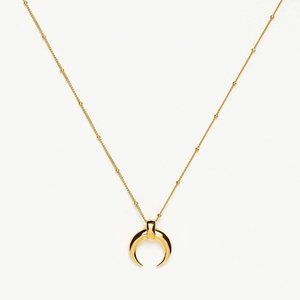 MISSOMA x LUCY WILLIAMS 18ct gold horn necklace